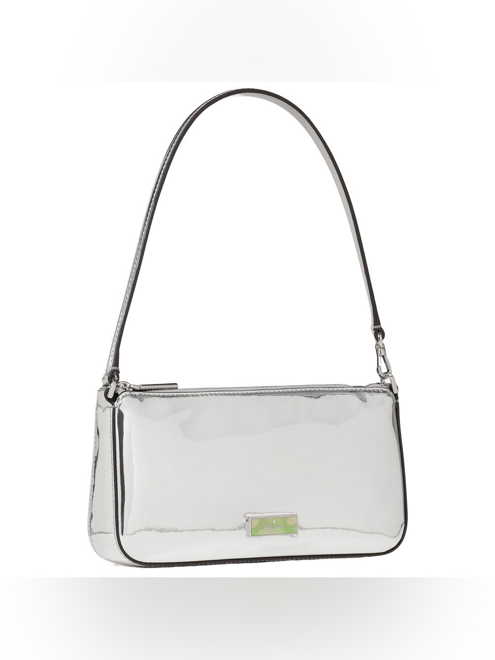 Kate Spade Bridget Mirror Metallic wristlet Bag or small shoulder bag new
